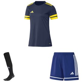 adidas Squadra 25 Trikotsatz Damen 3-teilig Fußball Trikot Shorts Sockenstutzen