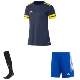 adidas Squadra 25 Trikotsatz Damen 3-teilig Fußball Trikot Shorts Sockenstutzen