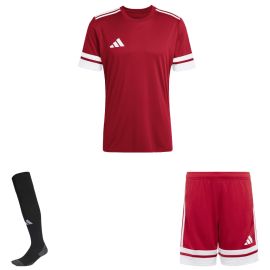 adidas Squadra 25 Trikotsatz Herren Damen 3-teilig Fußball Trikot Shorts Sockenstutzen