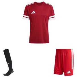 adidas Squadra 25 Trikotsatz Herren Damen 3-teilig Fußball Trikot Shorts Sockenstutzen