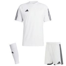 adidas Tiro 23 Competition Trikotsatz Herren Damen 3-teilig Fussball Trikot Match Shorts Sleeve Stutzen