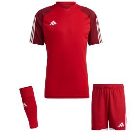 adidas Tiro 23 Competition Trikotsatz Kinder 3-teilig Fussball Trikot Match Shorts Sleeve Stutzen