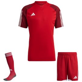 adidas Tiro 23 Competition Trikotsatz Kinder 3-teilig Fussball Trikot Match Shorts Sockenstutzen