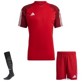 adidas Tiro 23 Competition Trikotsatz Kinder 3-teilig Fussball Trikot Match Shorts Torwart Sockenstutzen