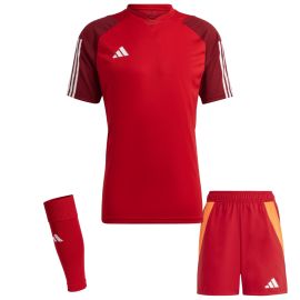 adidas Tiro 23 Competition Trikotsatz Kinder 3-teilig Fussball Trikot Shorts Competition Match Sleeve Stutzen