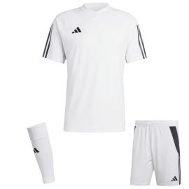 adidas Tiro 23 Competition Trikotsatz Herren Damen 3-teilig Fussball Trikot Shorts Sleeve Stutzen