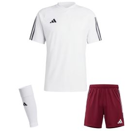 adidas Tiro 23 Competition Trikotsatz Herren Damen 3-teilig Fussball Trikot Shorts Sleeve Stutzen