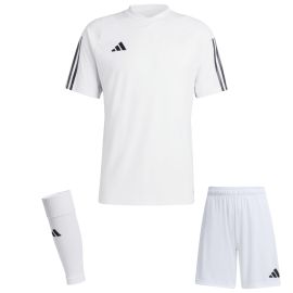 adidas Tiro 23 Competition Trikotsatz Herren Damen 3-teilig Fussball Trikot Shorts Sleeve Stutzen