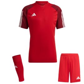 adidas Tiro 23 Competition Trikotsatz Kinder 3-teilig Fussball Trikot Shorts Sleeve Stutzen