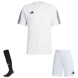 adidas Tiro 23 Competition Trikotsatz Herren Damen 3-teilig Fussball Trikot Shorts Sockenstutzen