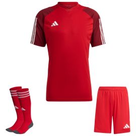 adidas Tiro 23 Competition Trikotsatz Kinder 3-teilig Fussball Trikot Shorts Sockenstutzen