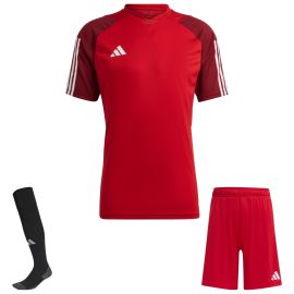 adidas Tiro 23 Competition Trikotsatz Kinder 3-teilig Fussball Trikot Shorts Sockenstutzen