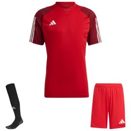 adidas Tiro 23 Competition Trikotsatz Kinder 3-teilig Fussball Trikot Shorts Sockenstutzen