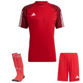 adidas Tiro 23 Competition Trikotsatz Kinder 3-teilig Fussball Trikot Shorts Torwart Sockenstutzen