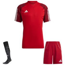 adidas Tiro 23 Competition Trikotsatz Kinder 3-teilig Fussball Trikot Shorts Torwart Sockenstutzen