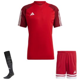 adidas Tiro 23 Competition Trikotsatz Kinder 3-teilig Fussball Trikot Shorts Torwart Sockenstutzen