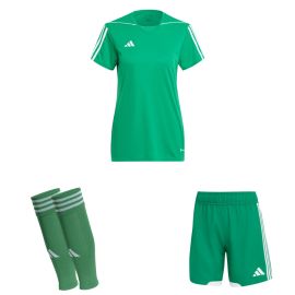 adidas Tiro 23 League Trikotsatz Damen 3-teilig Fussball Trikot Match Shorts Sleeve Stutzen