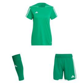 adidas Tiro 23 League Trikotsatz Damen 3-teilig Fussball Trikot Match Shorts Sleeve Stutzen