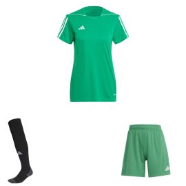 adidas Tiro 23 League Trikotsatz Damen 3-teilig Fussball Trikot Shorts Sockenstutzen