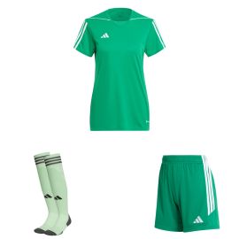 adidas Tiro 23 League Trikotsatz Damen 3-teilig Fussball Trikot Shorts Torwart Sockenstutzen