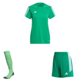 adidas Tiro 23 League Trikotsatz Damen 3-teilig Fussball Trikot Shorts Torwart Sockenstutzen