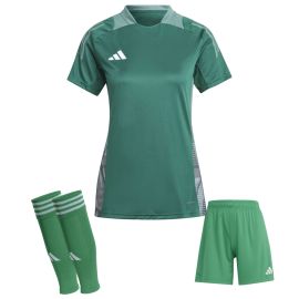 adidas Tiro 24 Competition Trikotsatz Damen 3-teilig Trainingstrikot Shorts Sleeve Stutzen
