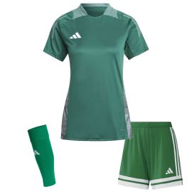 adidas Tiro 24 Competition Trikotsatz Damen 3-teilig Trainingstrikot Shorts Sleeve Stutzen