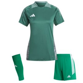 adidas Tiro 24 Competition Trikotsatz Damen 3-teilig Trainingstrikot Shorts Sleeve Stutzen