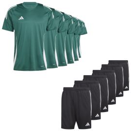adidas Tiro 24 Fussball Shirt Satz Herren Damen 2-teilig Fussball Trikot Trainingsshort