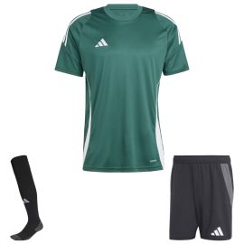 adidas Tiro 24 Trikotsatz Herren Damen 3-teilig Fussball Trikot Shorts Competition Match Sockenstutzen