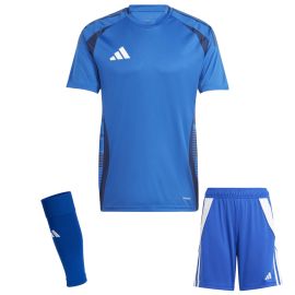 adidas Tiro 24 Trikotsatz Herren Damen 3-teilig Fussball Trikot Shorts Sleeve Stutzen