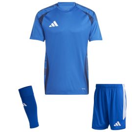 adidas Tiro 24 Trikotsatz Herren Damen 3-teilig Fussball Trikot Shorts Sleeve Stutzen
