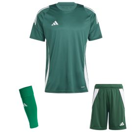 adidas Tiro 24 Trikotsatz Herren Damen 3-teilig Fussball Trikot Shorts Sleeve Stutzen