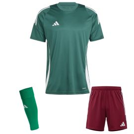 adidas Tiro 24 Trikotsatz Herren Damen 3-teilig Fussball Trikot Shorts Sleeve Stutzen
