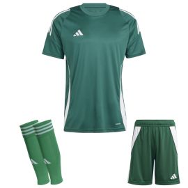 adidas Tiro 24 Trikotsatz Herren Damen 3-teilig Fussball Trikot Shorts Sleeve Stutzen