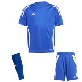 adidas Tiro 24 Trikotsatz Kinder 3-teilig Fussball Trikot Shorts Sleeve Stutzen