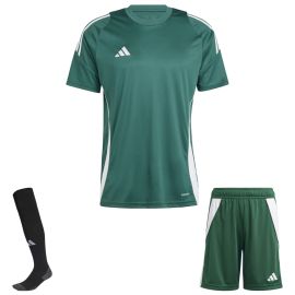 adidas Tiro 24 Trikotsatz Herren Damen 3-teilig Fussball Trikot Shorts Sockenstutzen