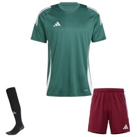 adidas Tiro 24 Trikotsatz Herren Damen 3-teilig Fussball Trikot Shorts Sockenstutzen