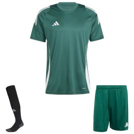 adidas Tiro 24 Trikotsatz Herren Damen 3-teilig Fussball Trikot Shorts Sockenstutzen