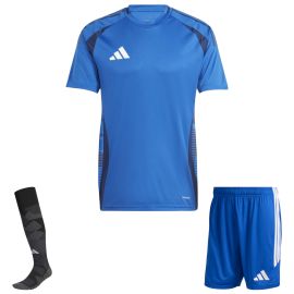 adidas Tiro 24 Trikotsatz Herren Damen 3-teilig Fussball Trikot Shorts Torwart Sockenstutzen