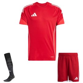 adidas Tiro 25 Competition Trikotsatz Kinder 3-teilig Fußball Trikot Match Shorts Torwart Sockenstutzen