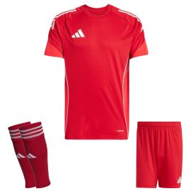 adidas Tiro 25 Competition Trikotsatz Herren Damen 3-teilig Fußball Trikot Shorts Sleeve Stutzen