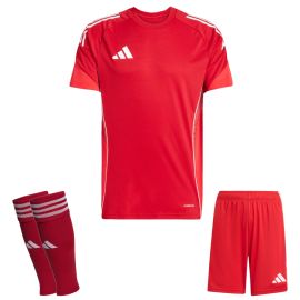 adidas Tiro 25 Competition Trikotsatz Kinder 3-teilig Fußball Trikot Shorts Sleeve Stutzen