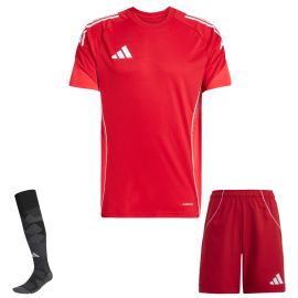 adidas Tiro 25 Competition Trikotsatz Kinder 3-teilig Fußball Trikot Shorts Torwart Sockenstutzen