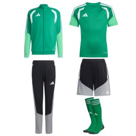 adidas Tiro 26 Competition Fussball Jacken Set Kinder 5-teilig Trainingsjacke Trainingshose Trikot Trainingsshorts Sockenstutzen