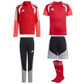 adidas Tiro 26 Competition Fussball Trainingstop Set Kinder 5-teilig Trainingstop Trainingshose Trikot Trainingsshorts Sockenstutzen