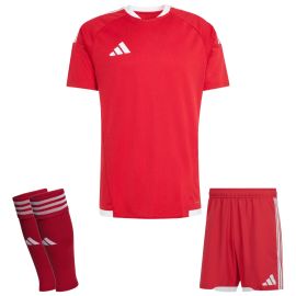 adidas Tiro 26 Competition Trikotsatz Herren Damen 3-teilig Match Trikot Match Shorts Sleeve Stutzen