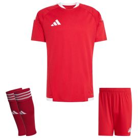 adidas Tiro 26 Competition Trikotsatz Herren Damen 3-teilig Match Trikot Shorts Sleeve Stutzen