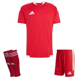 adidas Tiro 26 Competition Trikotsatz Herren Damen 3-teilig Match Trikot Shorts Sleeve Stutzen