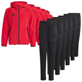 adidas Tiro Travel Präsentationsanzug Satz Kinder 2-teilig Windbreaker Präsentationshose